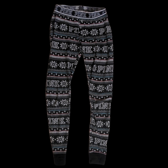 ❤️ PINK Victoria's Secret Winter Leggings XS - Picture 1 of 8